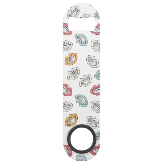 Happy Smile Lips Speed Flessenopener (Achterkant)