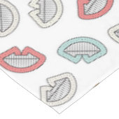 Happy Smile Lips Tafelkleed (Gekanteld)