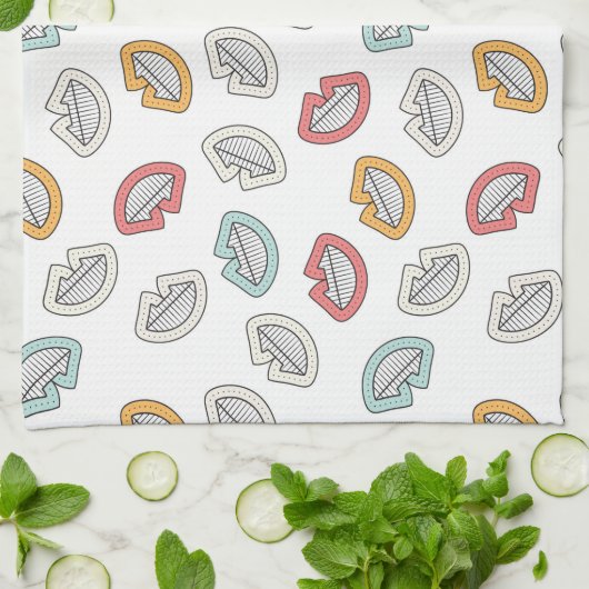 Happy Smile Lips Theedoek (Gevouwen)