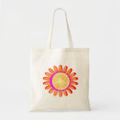 HAPPY Smile SURYA SUN Chakra Flower NVN285 FUN Tote Bag (Voorkant)