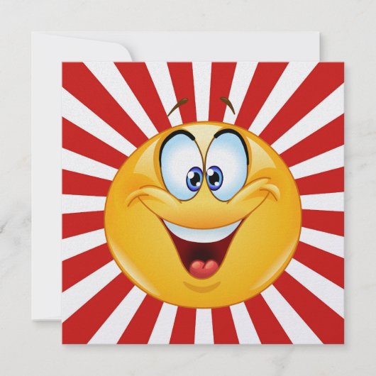 HAPPY SMILE Uitnodiging - SRF (Voorkant)