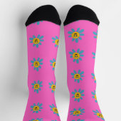 Happy Smiley Flower op sokken (Top)
