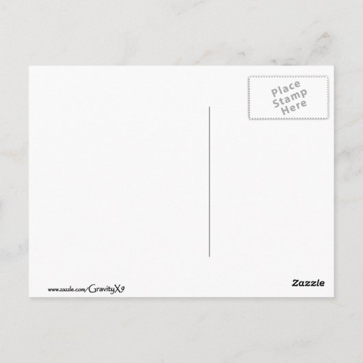 Happy Smiling Black Cloud met oordopjes Briefkaart (Achterkant)