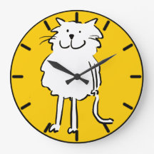 Happy Smiling Cat als Fun Cartoon Illustratie