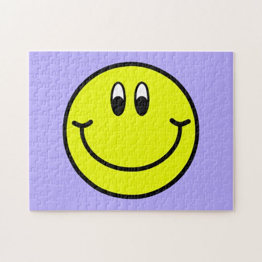 Happy Smiling Face Emoji Puzzle Legpuzzel (Horizontaal)