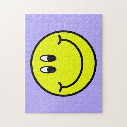 Happy Smiling Face Emoji Puzzle Legpuzzel (Verticaal)