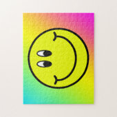 Happy Smiling Face Emoji Rainbow Puzzle Legpuzzel (Verticaal)