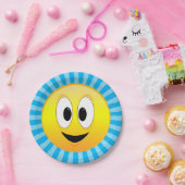 Happy Smiling Face Paper-Bord Papieren Bordje (Feest)