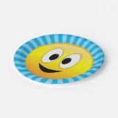 Happy Smiling Face Paper-Bord Papieren Bordje (Gekanteld)