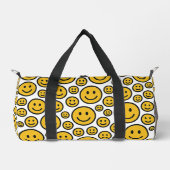 Happy Smiling Face Patterned Duffel Bag Plunjezak (Voorkant)