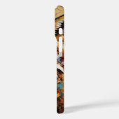 Happy Smiling Fox - verf spatten Case-Mate iPhone Case (Achterkant / Links)