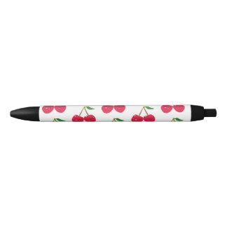 Happy Smiling Kawaii Cherry Fruit Blauwe Inkt Pen