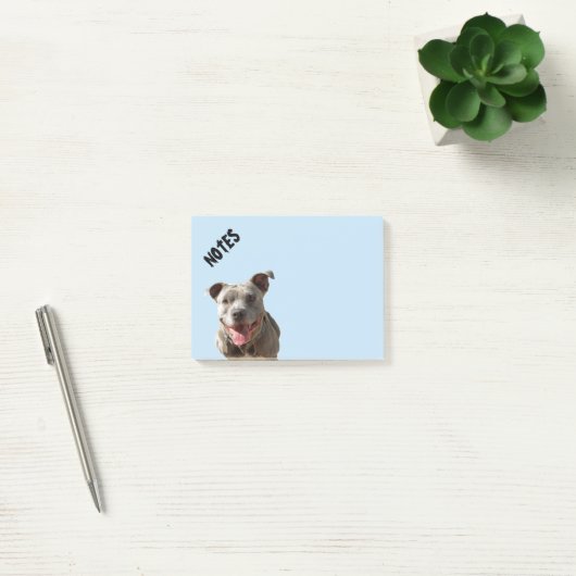 Happy Smiling Pitbull Post-it® Notes (Kantoor)