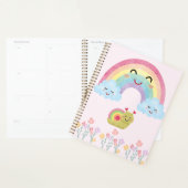 Happy Smiling Rainbow with Cute Snail & Fluffy  Planner (Display)