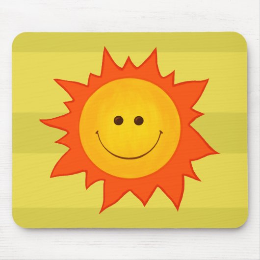 Happy Smiling Sun Muismat (Voorkant)