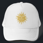 Happy Smiling Sunshine Design Trucker Pet<br><div class="desc">Koude kunst alleen voor jou! Bekijk mijn winkel voor meer design!</div>