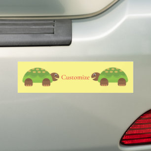 Happy Smiling Turtle Thunder_Cove Bumpersticker