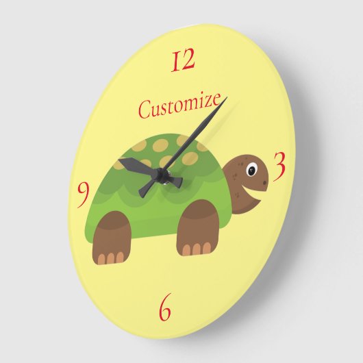Happy Smiling Turtle Thunder_Cove Grote Klok (Hoek)
