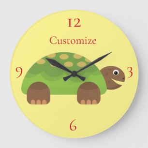 Happy Smiling Turtle Thunder_Cove Grote Klok