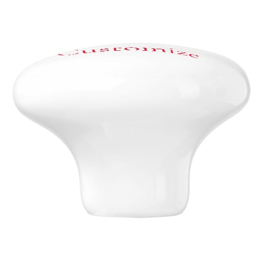 Happy Smiling Turtle Thunder_Cove Keramische Knop (Zijkant)