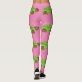 Happy Smiling Turtle Thunder_Cove Leggings (Achterkant)