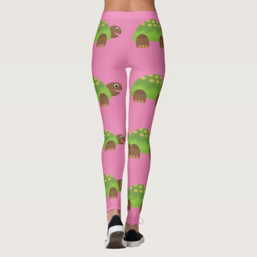 Happy Smiling Turtle Thunder_Cove Leggings (Achterkant)