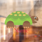 Happy Smiling Turtle Thunder_Cove Raamsticker (Vel 2)