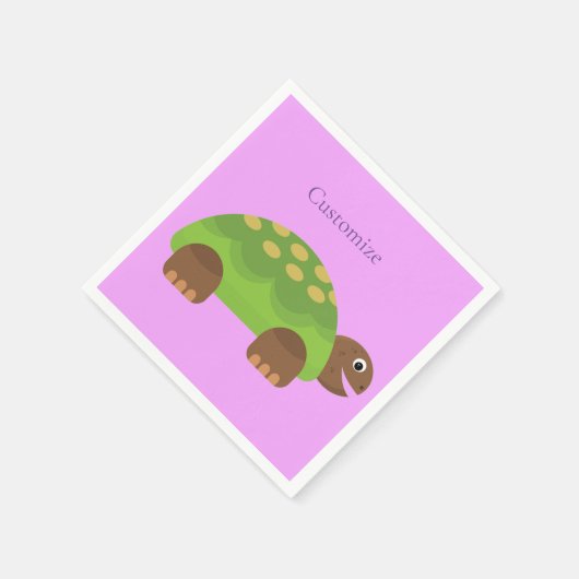 Happy Smiling Turtle Thunder_Cove Servet (Hoek)