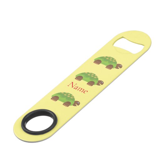 Happy Smiling Turtle Thunder_Cove Speed Flessenopener (Achterkant Gekanteld)