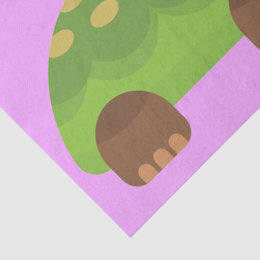 Happy Smiling Turtle Thunder_Cove Tissuepapier (Detail)