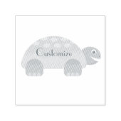 Happy Smiling Turtle Thunder_Cove Zelfinktende Stempel (Design)