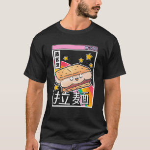 Happy Smore Digital Japan Style 80S Otaku Anime Va T-shirt