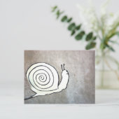 Happy Snail Briefkaart (Staand voorkant)
