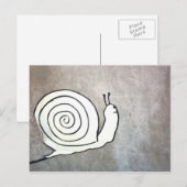 Happy Snail Briefkaart (Voorkant / Achterkant)