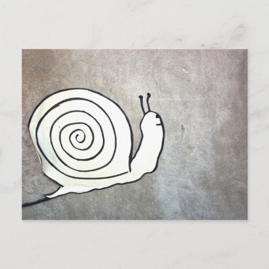 Happy Snail Briefkaart (Voorkant)