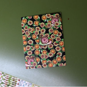 Happy Snail Flowers Briefkaart