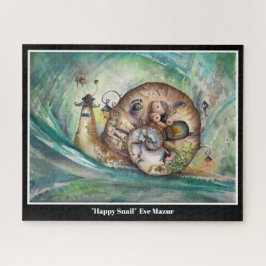 Happy Snail Puzzle Legpuzzel