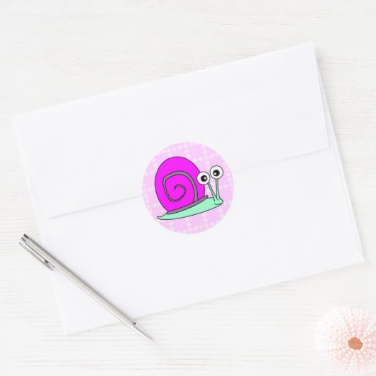 Happy Snail Stickers (Envelop)