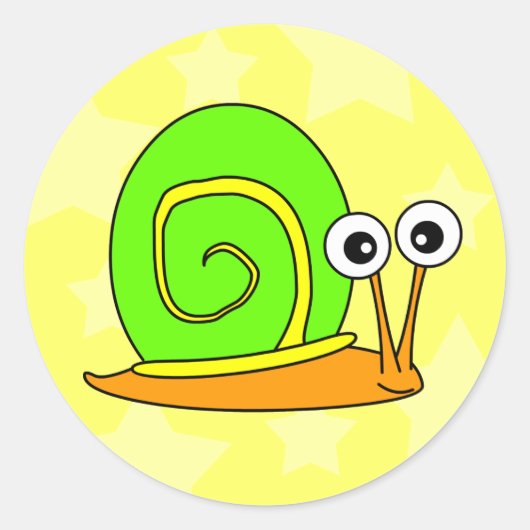 Happy Snail Stickers (Voorkant)