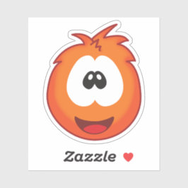 Happy Sneezies Orange Sticker