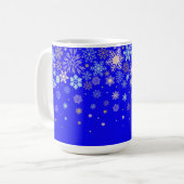 Happy snewflake-grens koffiemok (Voorkant links)