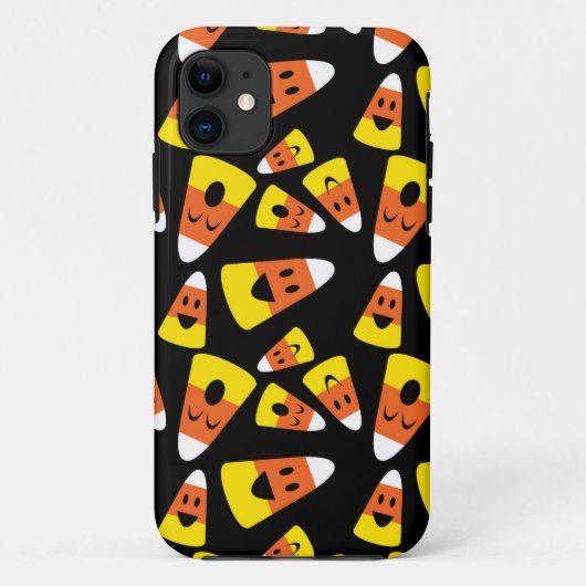 Happy snoepmaïs oranje Halloween patroon Case-Mate iPhone Case (Achterkant)