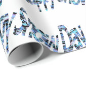 Happy Snow Day Wrapping Paper Cadeaupapier (Rol Hoek)