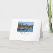 Happy Snow Feestdagen Card (Achterkant)