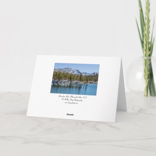 Happy Snow Feestdagen Card (Achterkant)