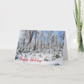 Happy Snow Feestdagen Card (Voorkant)