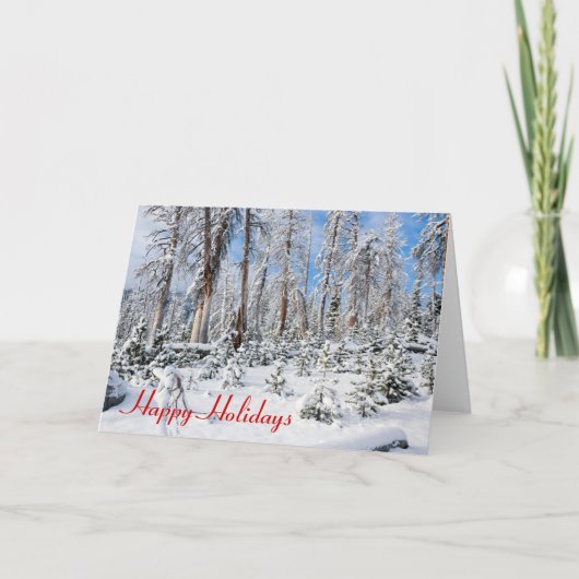 Happy Snow Feestdagen Card (Voorkant)