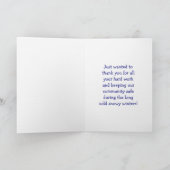 Happy Snow Plow Drivers Appreciation Day | Dec 2nd Kaart (Binnen)