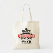 Happy Snowboarding Year Tote Bag (Voorkant)