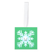 Happy Snowflake Emoticon Thunder_Cove Decoratie (Voorkant)
